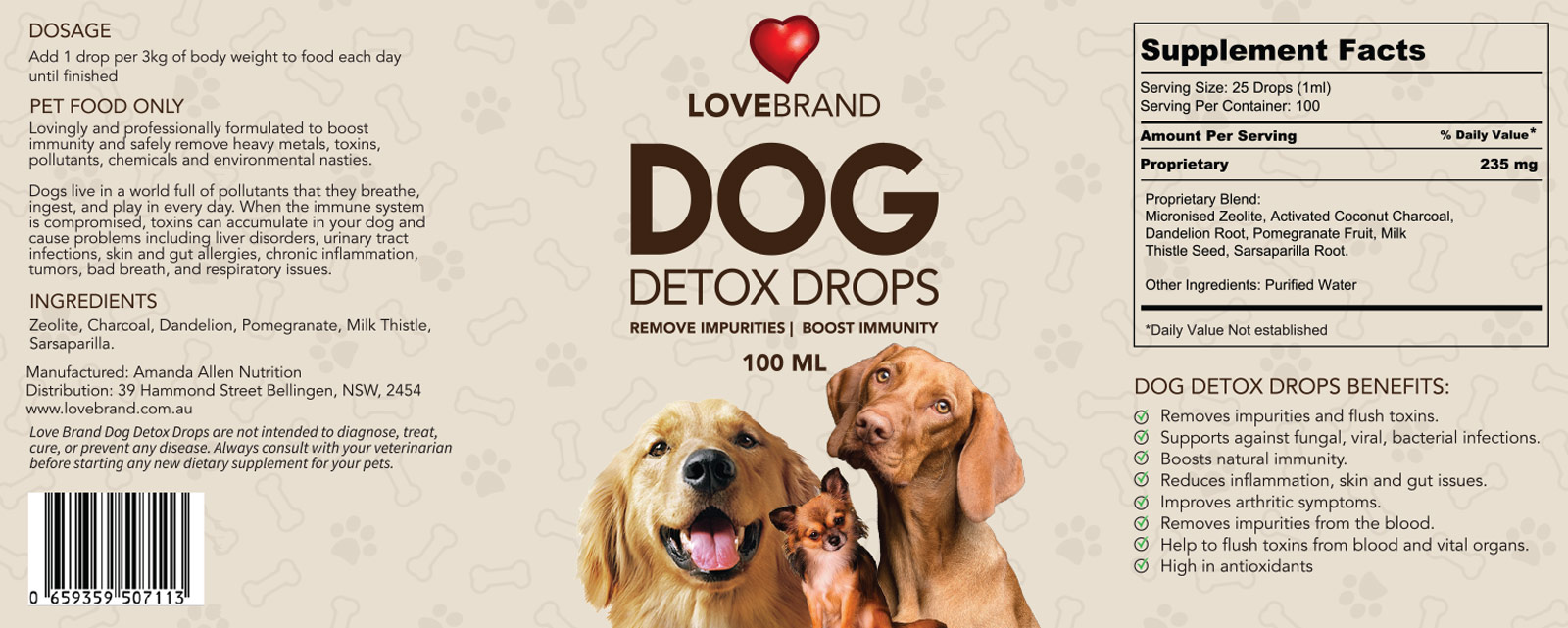 Dog Detox Drops