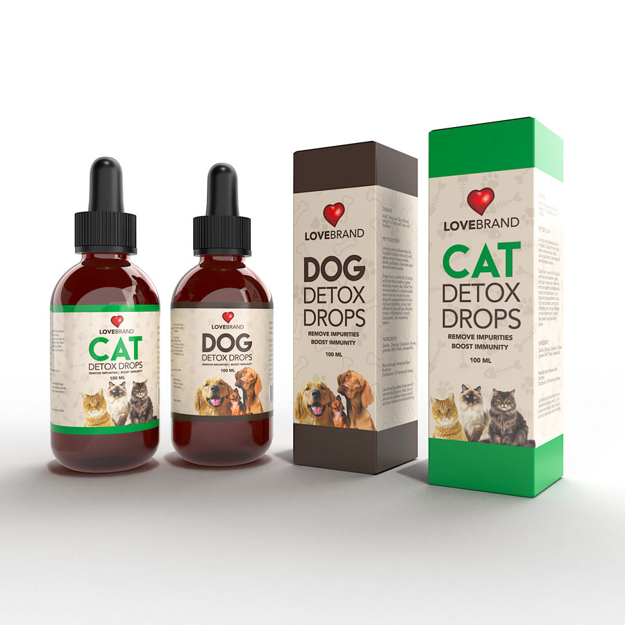 Dog and Cat Detox Drops